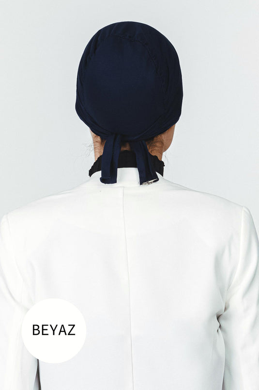 Bonnet blanc sans couture en Lycra