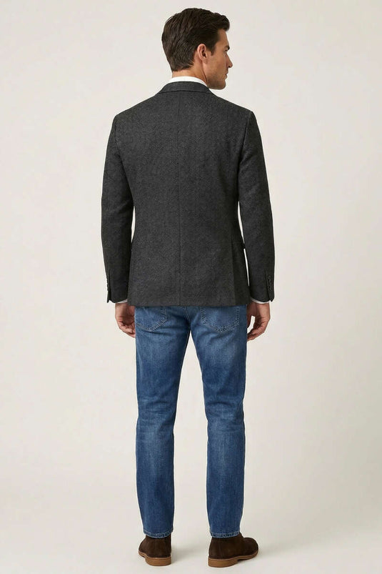 Herrenjeans mit Elasthan, Dunkelblau