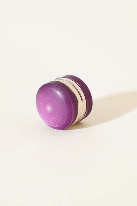 Aimant pour écharpe violette de la série Lotus