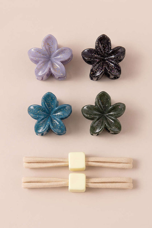 Lotus Set with Elastic Clip Beige