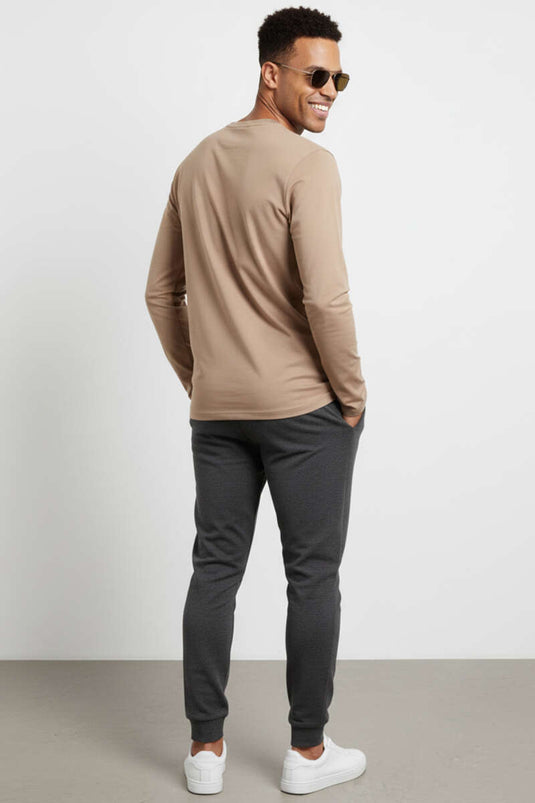 Loyşa Basic Sweatshirt Bej