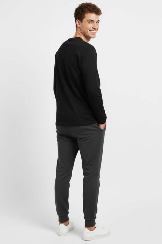 سويت شيرت لويشا الأساسي أسود