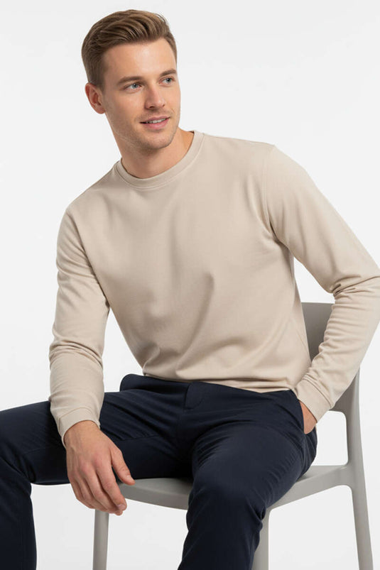 Loisha Basic Sweatshirt Stone