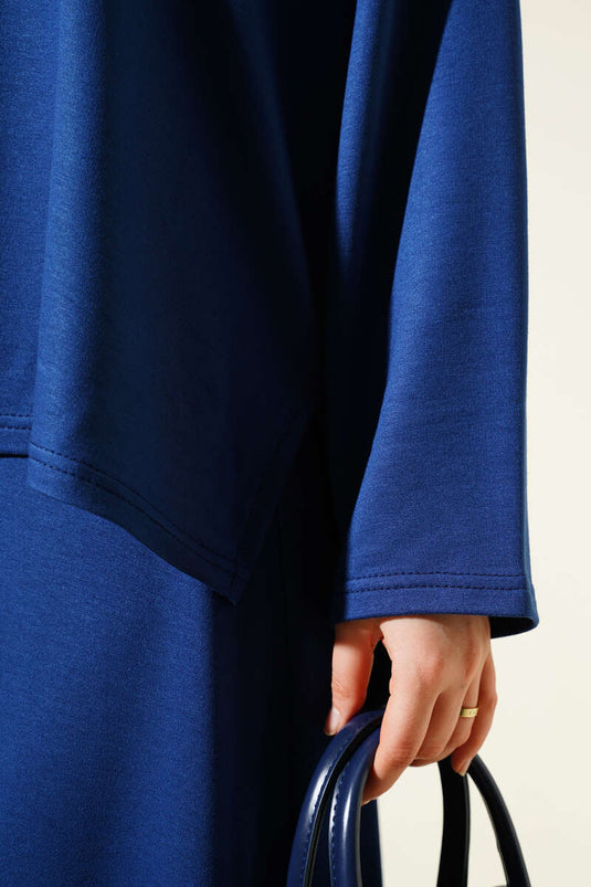 Loyşa Basic Tunic Skirt Two Piece Set Parliament