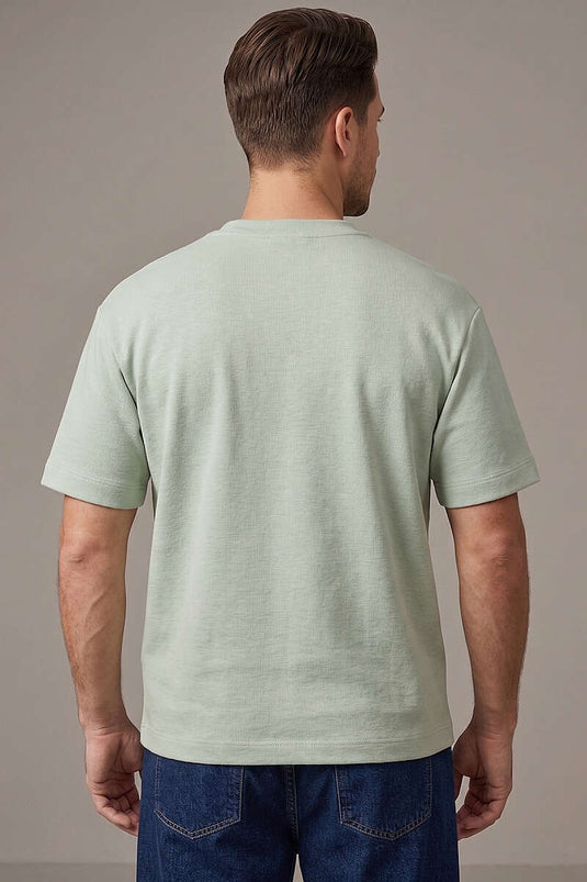 Loyşa Herren Basic T-Shirt Mint