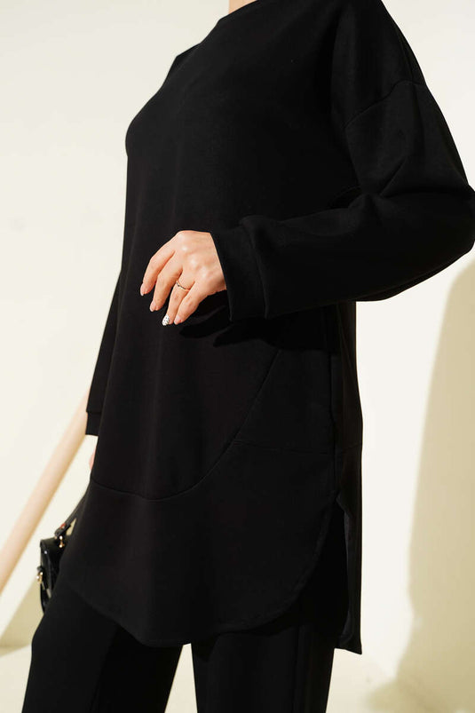 Ensemble deux pièces Loisha ovale noir