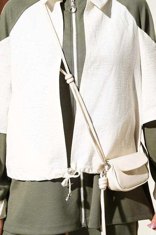 Completo Loyşa Con Cintura In Khaki