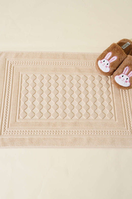 Serviette de pieds de luxe Latte