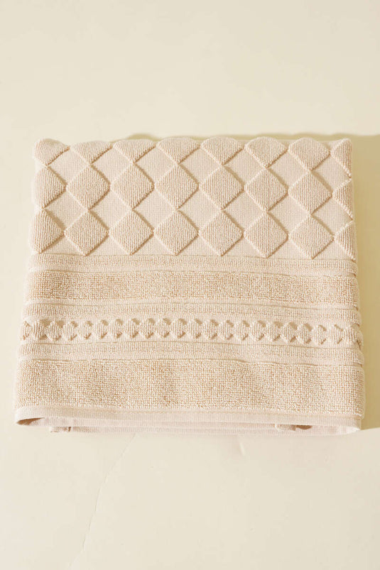 Serviette de pieds de luxe Latte