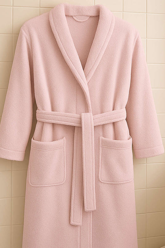 Peignoir de luxe rose