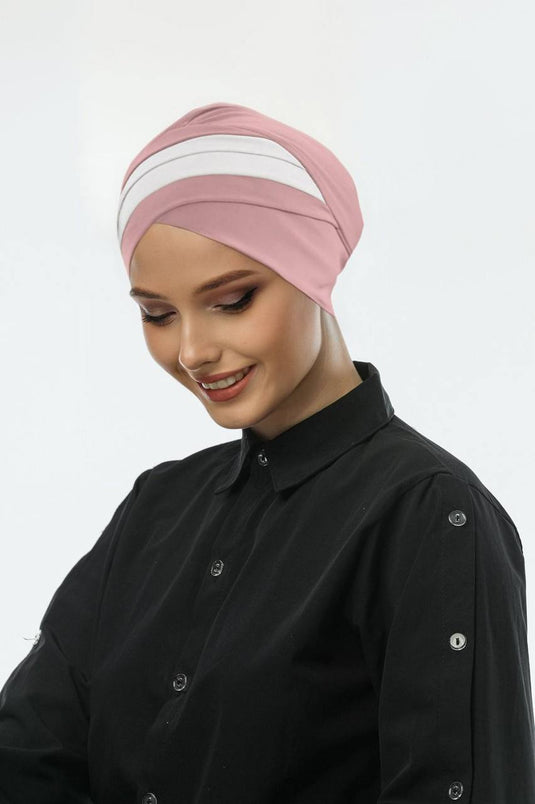 Lux Colorful Draped Bonnet