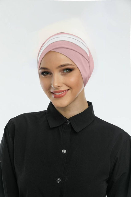 Lux Colorful Draped Bonnet