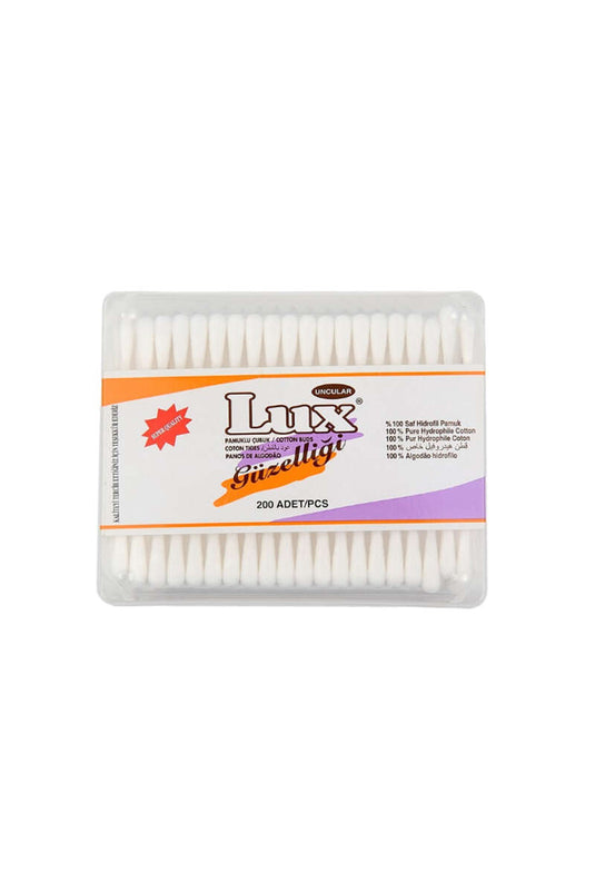 أعواد قطنية فاخرة (عبوة من 200 قطعة)