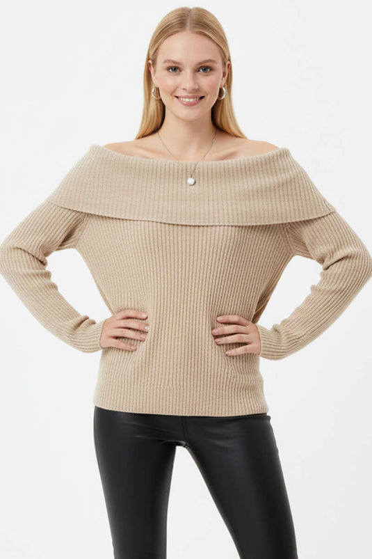 Madonna Yaka Triko Kazak Bej