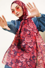 Écharpe Douce Manolya Series Bordeaux