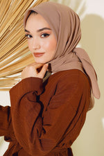 Foulard en soie de Médine bronze