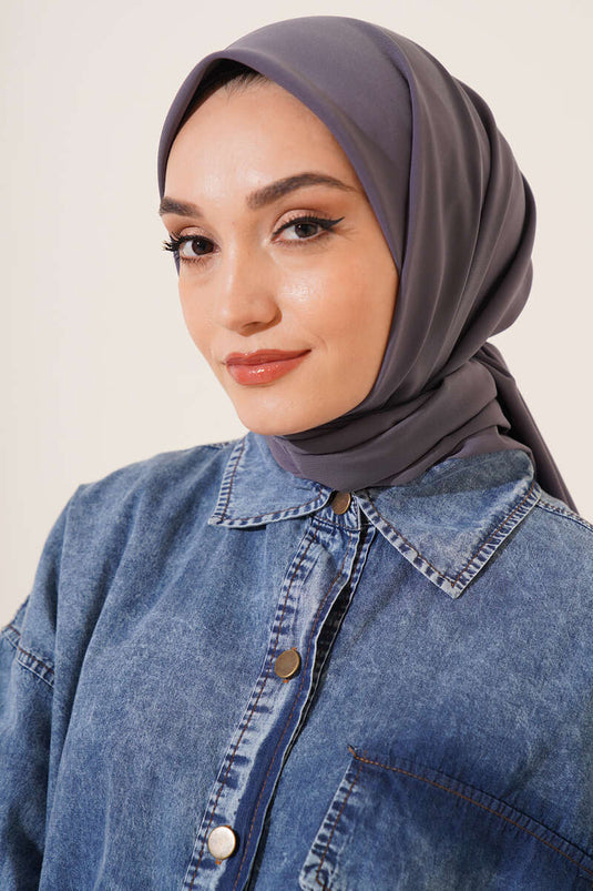 Medina Silk Scarf Smoke