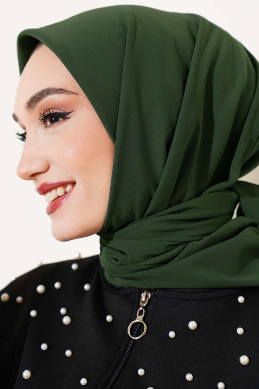 Medina Silk Scarf Khaki