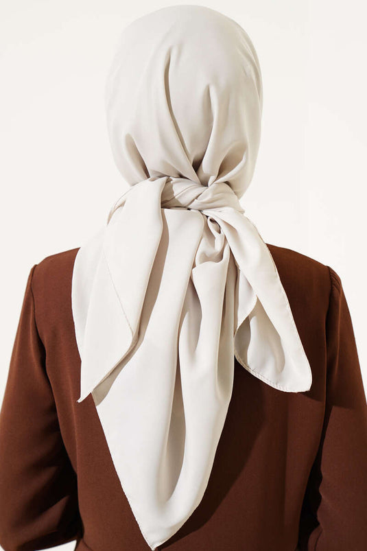 Medina Silk Scarf Cream