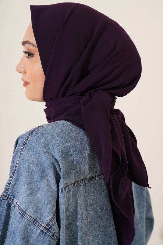 Foulard en soie Medina violet