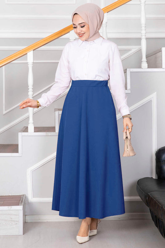 Jupe Hijab Mevlana Indigo