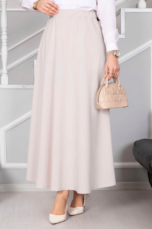 Mevlana Hijab Skirt Cream