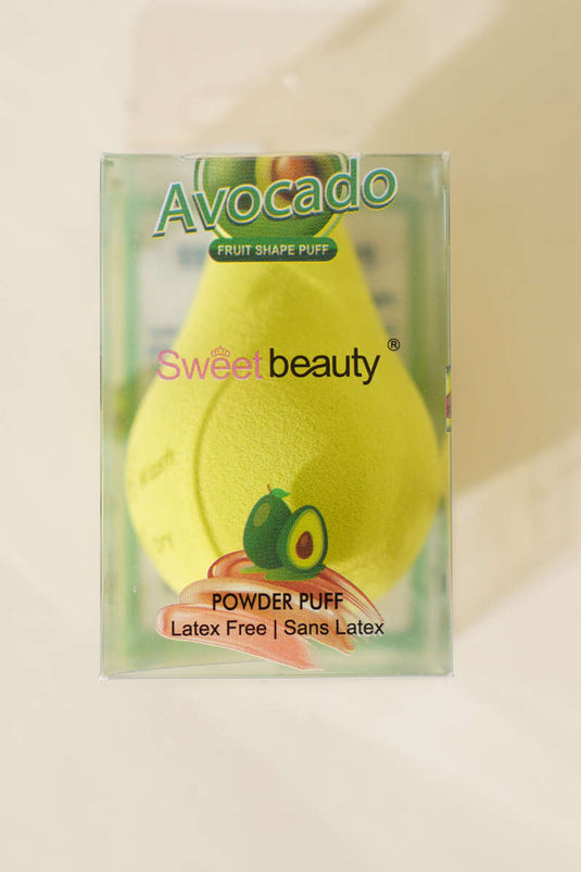 Meyve Şekilli Makyaj Süngeri Avakado