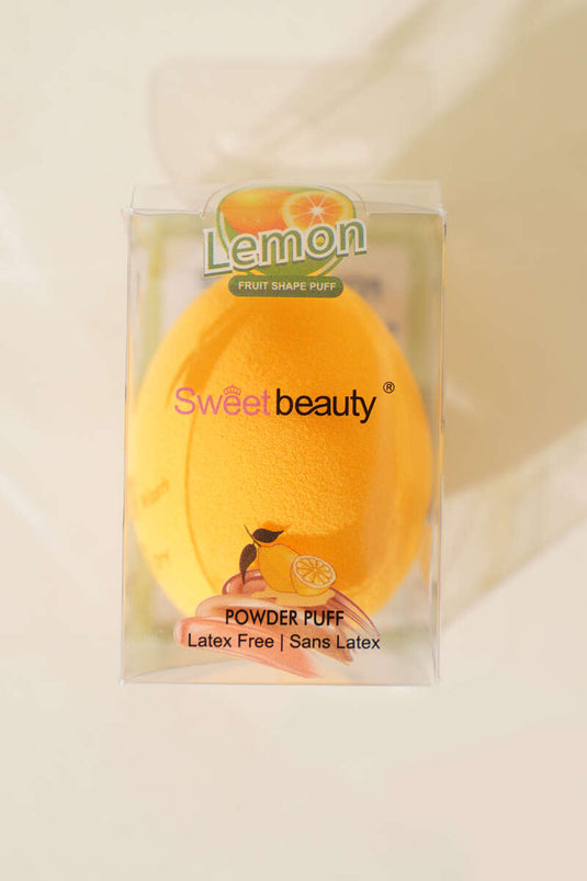 Meyve Şekilli Makyaj Süngeri Limon