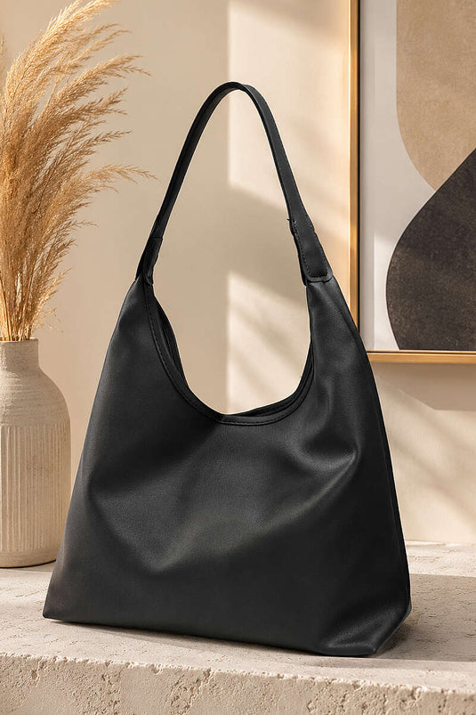 Magnetische Damenhandtasche Schwarz