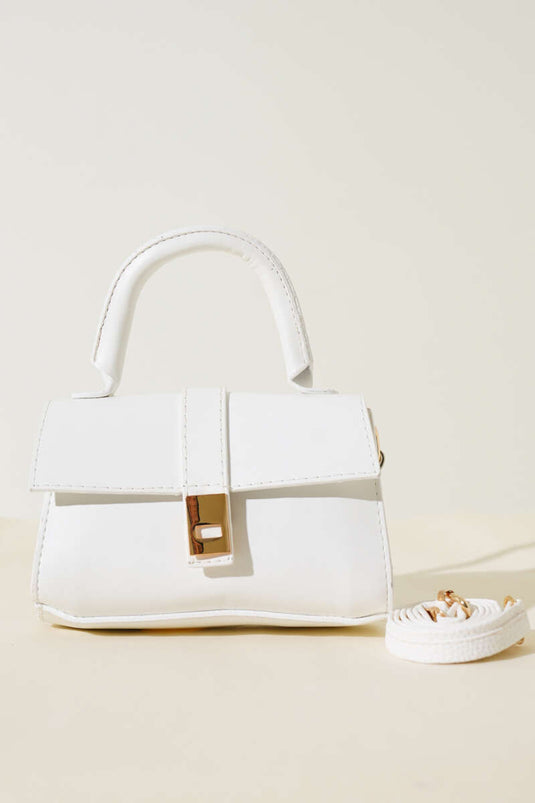 Magnetic Handbag White