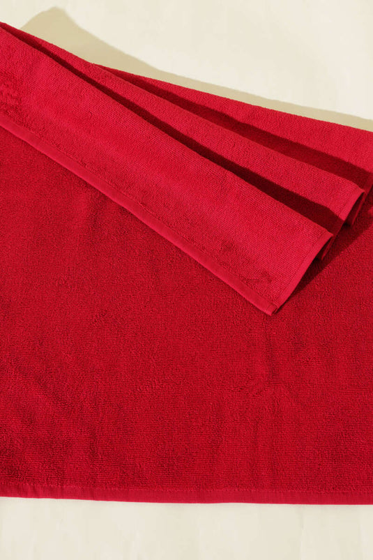 Mikrofiber El Yüz Kuaför Berber Spor Havlusu Bordo