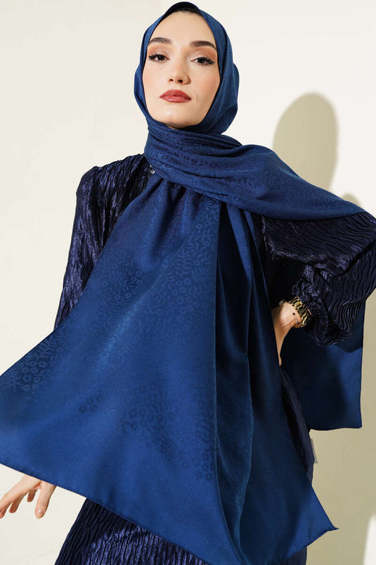 Mini Floral Jacquard Shawl Parliament -02