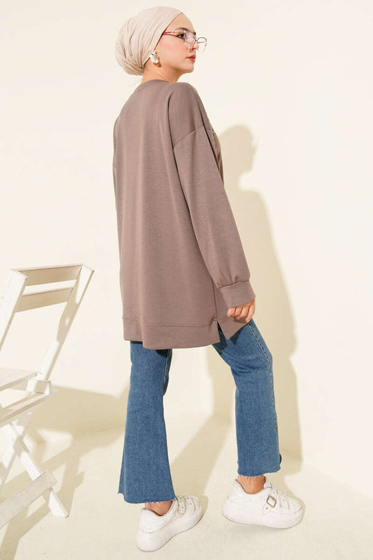 Mini Star Stone Tunic Mink