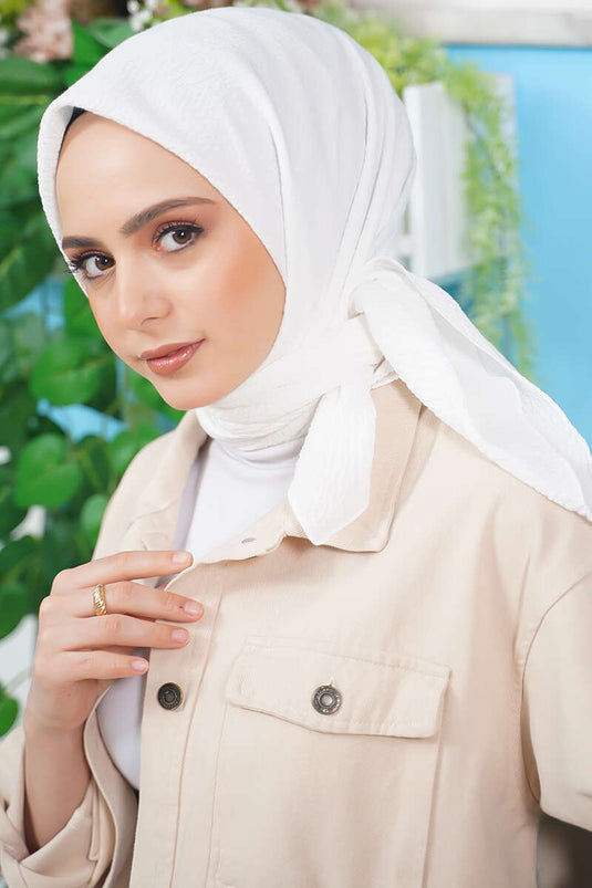 Mio Jazz Scarf White