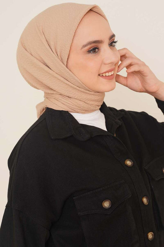 Mio Caz Scarf Sand Beige