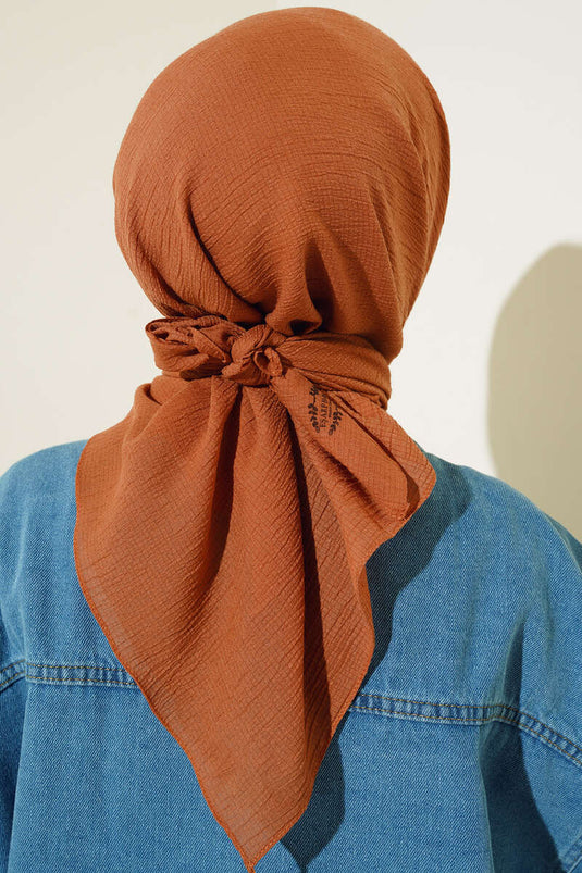 Foulard Carré Mio Cannelle -27