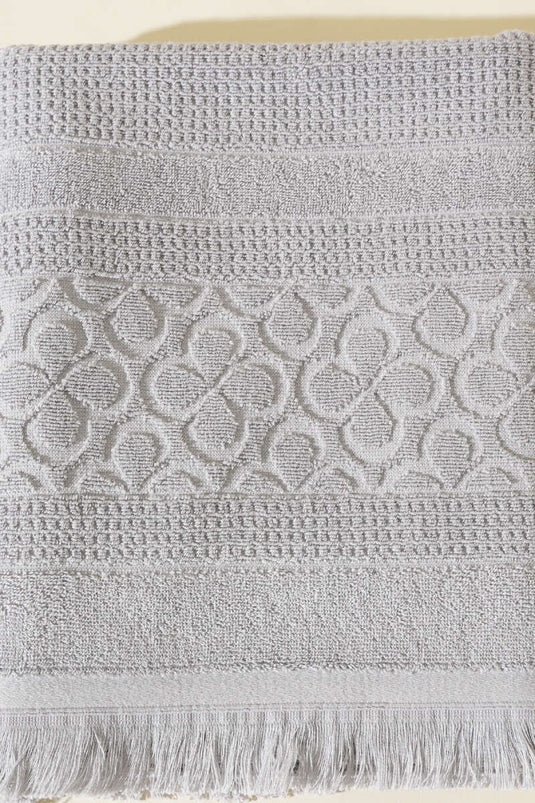 Toalla de baño egipcia gris