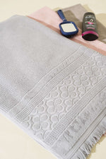 Serviette de bain égyptienne grise