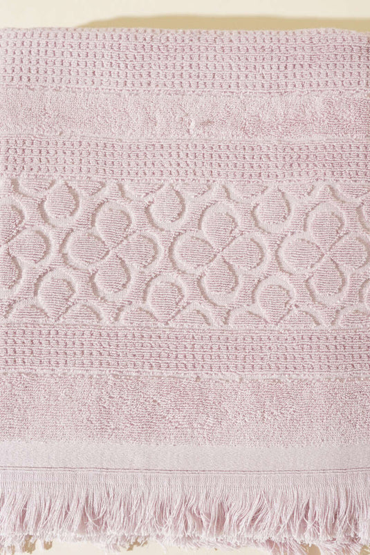 منشفة حمام مصرية أرجوانية