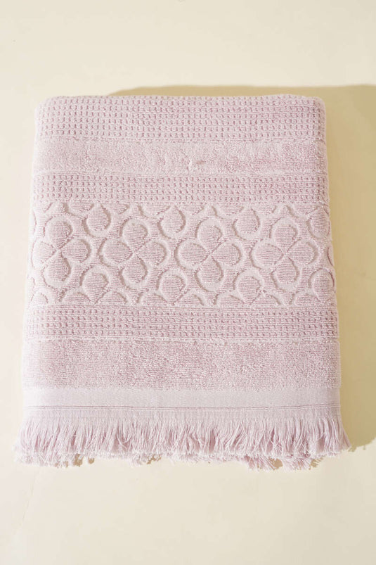 منشفة حمام مصرية أرجوانية