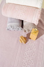 Serviette de bain égyptienne lilas
