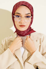 MK Desen Foulard Doux Bordeaux