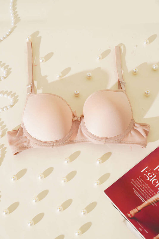 حمالة صدر مبطنة أحادية اللون