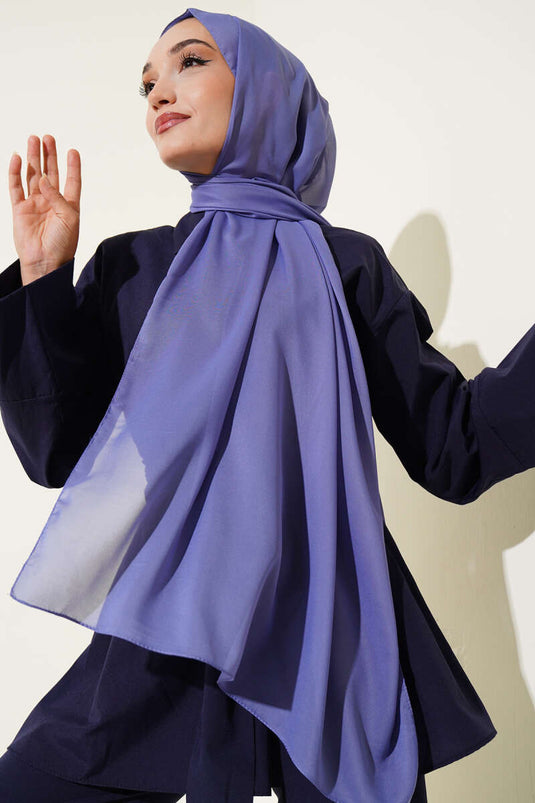 Bufanda de gasa multicolor Zaraf Series Índigo