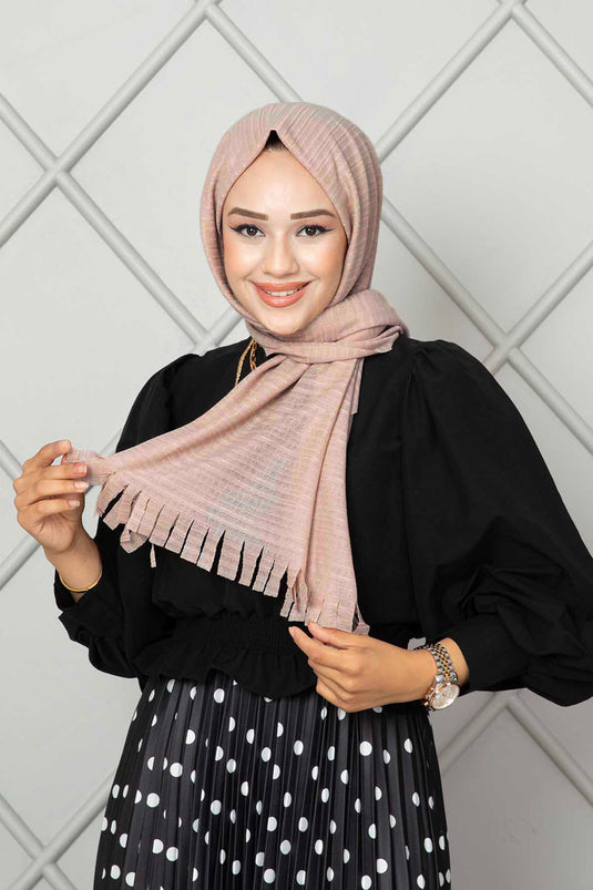 Mousseline hijab sjaal steen