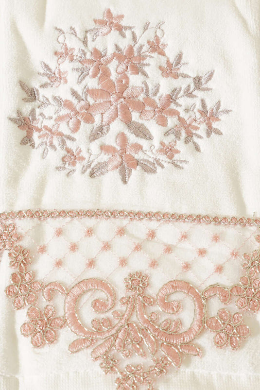 بودرة معطرة لليدين والوجه معلبة ومطرزة