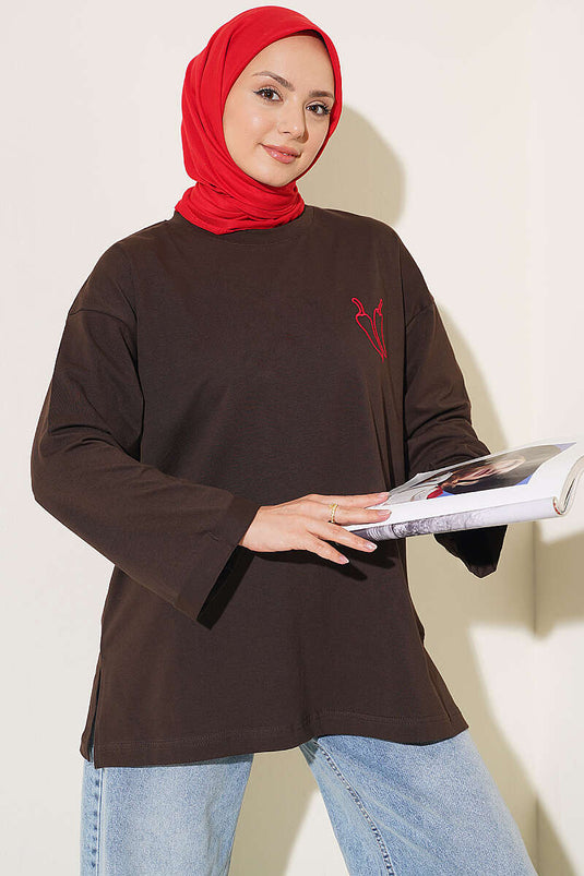 Tunique Brodée À Motifs Assortis 5