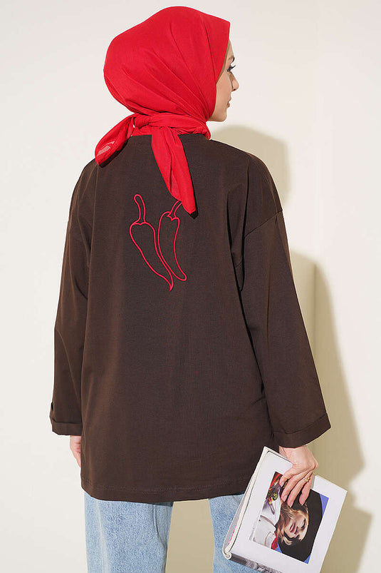 Tunique Brodée À Motifs Assortis 5