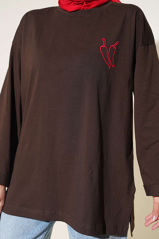 Tunique Brodée À Motifs Assortis 5