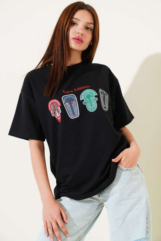 Nays Edition Printed T-shirt Black